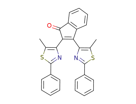 2,3-bis(5-methyl-2-phenyl-4-thiazolyl)indenone