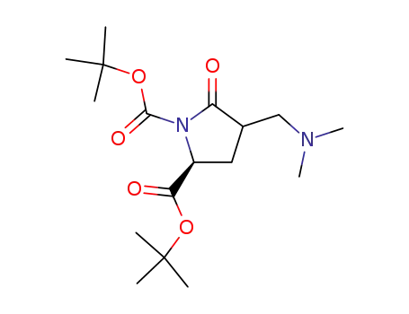 (2S,4RS)-tert-butyl N-(tert-butoxycarbonyl)-4-(dimethylaminomethyl)pyroglutamate