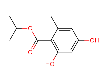 Benzoic acid, 2,4-dihydroxy-6-methyl-, 1-methylethyl ester