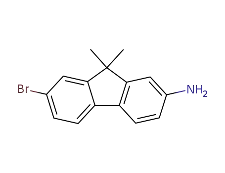 Molecular Structure of 28320-34-5 (2-amino-7-bromo-9,9-dimethyl fluorene)
