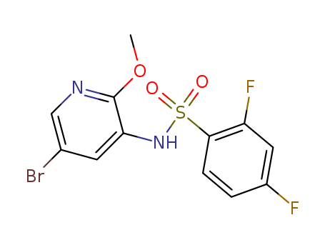 N-(5-bromo-2-methoxypyridin-3-yl)-2,4-difluorobenzenesulfonamide CAS No.1086063-46-8