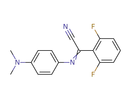 <2,6-Difluor-phenyl>-<4'-dimethylamino-phenyl>-α-cyan-azomethin