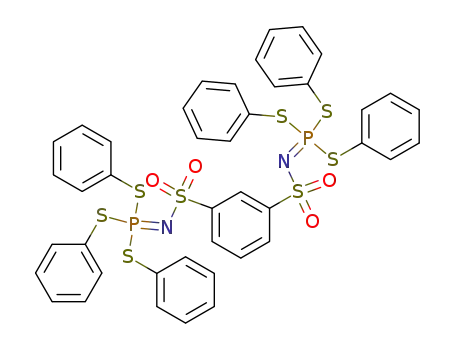 Molecular Structure of 122824-88-8 (C<sub>42</sub>H<sub>34</sub>N<sub>2</sub>O<sub>4</sub>P<sub>2</sub>S<sub>8</sub>)