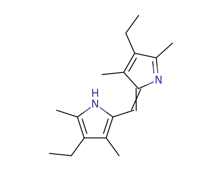 Molecular Structure of 2407-83-2 (2-[(4-Ethyl-3,5-dimethyl-2H-pyrrole-2-ylidene)methyl]-4-ethyl-3,5-dimethyl-1H-pyrrole)