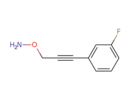 Hydroxylamine, O-[3-(3-fluorophenyl)-2-propynyl]- (9CI)