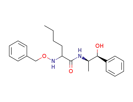 α-N-benzyloxyamino-n-hexanoyl-(1S,2R)-norephedrine