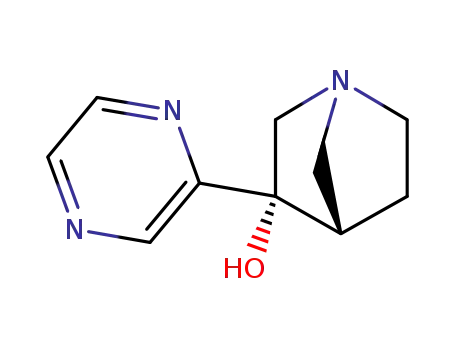 exo-3-(1,4-diazin-2-yl)-3-hydroxy-1-azabicyclo<2.2.1>heptane