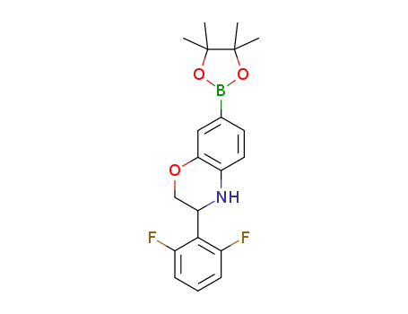 3-(2,6-difluoro-phenyl)-7-(4,4,5,5-tetramethyl-[1,3,2]dioxaborolan-2-yl)-3,4-dihydro-2H-benzo[1,4]oxazine