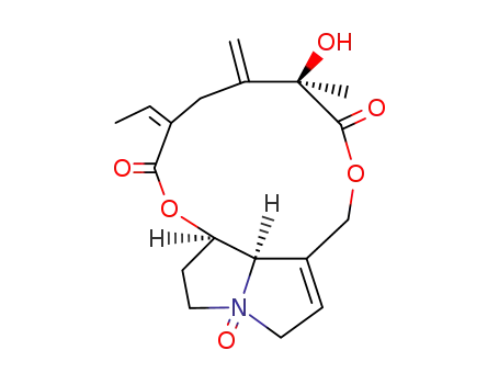 Molecular Structure of 38710-26-8 (Seneciphylline N-oxide)