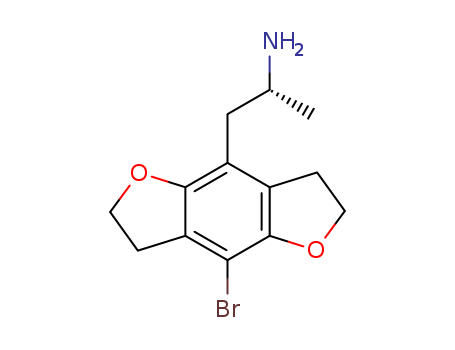 2-(8-Bromo-2,3,6,7-tetrahydro-benzo[1,2-b;4,5-b']difuran-4-yl)-1-methyl-ethylamine