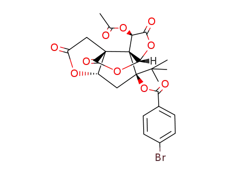 10-O-Acetyl-8-O-(p-bromobenzoyl)bilobalid