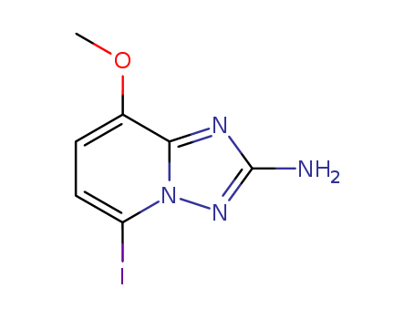 8-Methoxy-5-iodo-[1,2,4]triazolo[1,5-a]pyridin-2-yl-amine