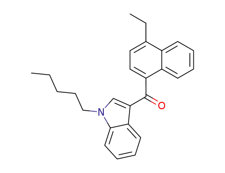 Molecular Structure of 824959-81-1 (4-ethylnaphthalen-1-yl-(1-pentylindol-3-yl)methanone)