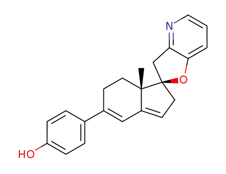4-((1'R,7a'S)-7a'-methyl-2',6',7',7a'-tetrahydro-3H-spiro[furo[3,2-b]pyridine-2,1'-inden]-5'-yl)phenol
