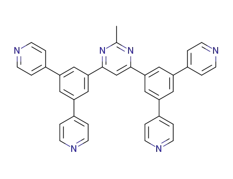 4,6-bis(3,5-di(pyridin-4-yl)phenyl)-2-methylpyrimidine