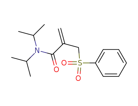 2-Propenamide, N,N-bis(1-methylethyl)-2-[(phenylsulfonyl)methyl]-