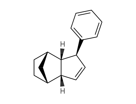 Molecular Structure of 107407-83-0 (1-phenyl-3a,4,5,6,7,7a-hexahydro-(1α,3aα,4α,7α,7aα)-4,7-methano-1H-indene)
