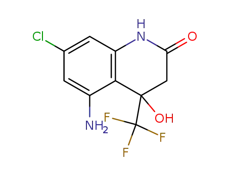 5-amino-7-chloro-3,4-dihydro-4-hydroxy-4-(trifluoromethyl)-1H-quinolin-2-one