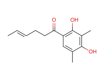 (E)-1-(2,4-ジヒドロキシ-3,5-ジメチルフェニル)-4-ヘキセン-1-オン