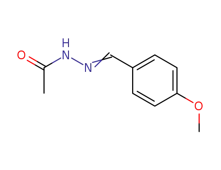 Molecular Structure of 59670-27-8 (4-methoxybenzaldehyde N-acetylhydrazone)