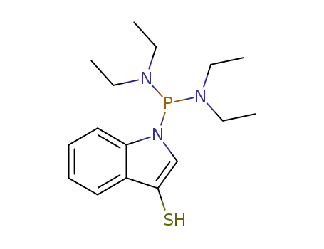 1-<bis(diethylamino)phosphino>indole-3-thiol