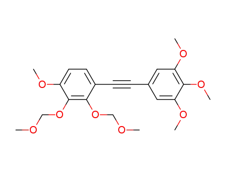 Benzene,
1-methoxy-2,3-bis(methoxymethoxy)-4-[(3,4,5-trimethoxyphenyl)ethynyl]-
