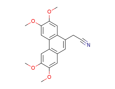 2-(2,3,6,7-tetramethoxyphenanthren-9-yl)acetonitrile
