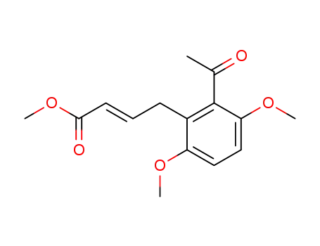 2-acetyl-3-(3-methoxycarbonylprop-2-enyl)-1,4-dimethoxybenzene