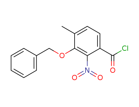Benzoyl chloride, 4-methyl-2-nitro-3-(phenylmethoxy)-