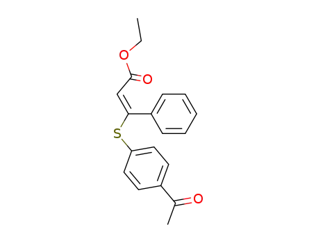 Ethyl (E)-3-(4-acetylphenylthio)cinnamate