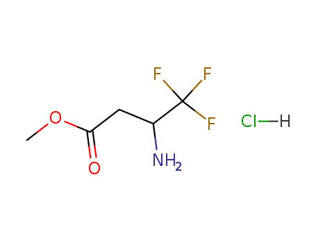 Butanoic acid,3-amino-4,4,4-trifluoro-, methyl ester, hydrochloride (1:1) 169605-23-6