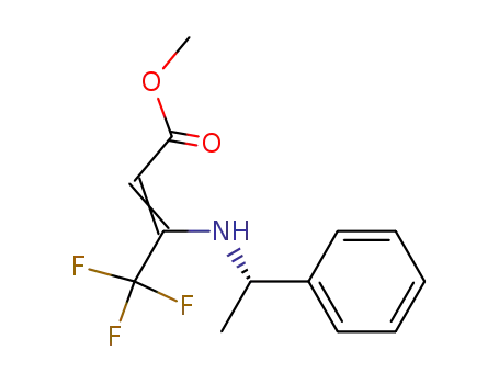 β-N-(α-phenylethyl)amino-β-trifluoromethylacrylic acid