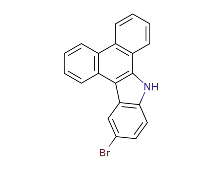 Molecular Structure of 1279011-16-3 (12-Bromo-9H-dibenzo[a,c]carbazole)