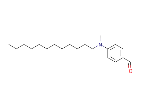 Molecular Structure of 55586-74-8 (Benzaldehyde, 4-(dodecylmethylamino)-)