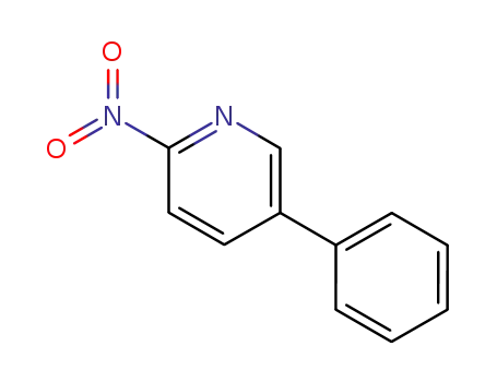 Molecular Structure of 97608-11-2 (2-NITRO-5-PHENYLPYRIDINE)