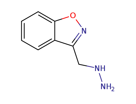 Molecular Structure of 131074-12-9 (1,2-Benzisoxazole,3-(hydrazinomethyl)-(9CI))