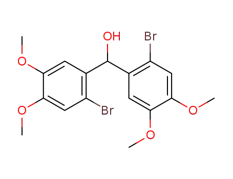 2,2'-dibromo-4,5,4',5'-tetramethoxy-benzhydrol