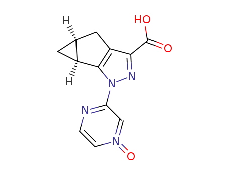 3-((4aS,5aS)-3-carboxy-4,4a,5,5a-tetrahydro-1H-cyclopropa[4,5]cyclopenta[1,2-c]pyrazol-1-yl)pyrazine 1-oxide
