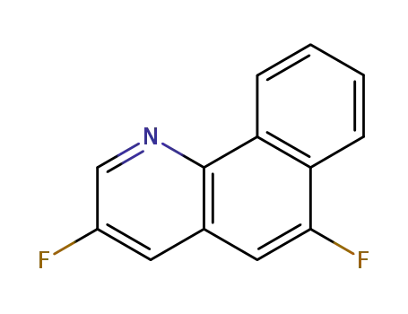 Molecular Structure of 163275-62-5 (3,6-difluorobenzo[h]quinoline)