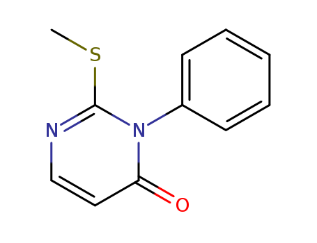 4(3H)-Pyrimidinone, 2-(methylthio)-3-phenyl- cas  89069-18-1