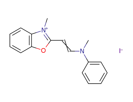Benzoxazolium, 3-methyl-2-[2-(methylphenylamino)ethenyl]-, iodide