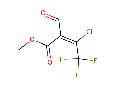 (E)-3-Chloro-4,4,4-trifluoro-2-formyl-but-2-enoic acid methyl ester