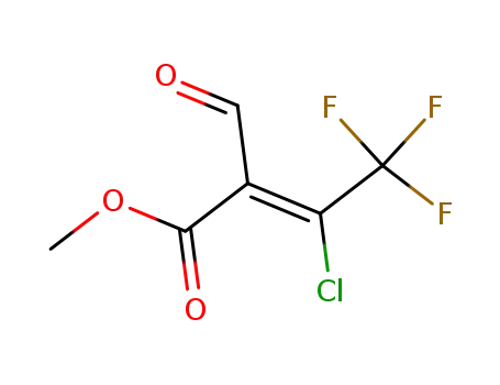 (Z)-3-Chloro-4,4,4-trifluoro-2-formyl-but-2-enoic acid methyl ester