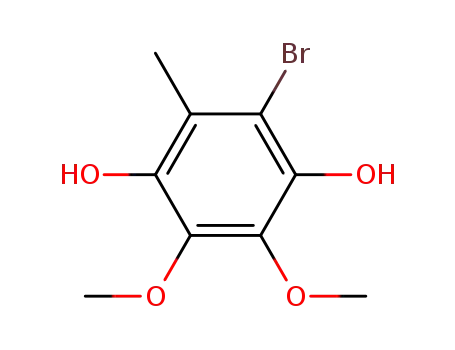 2-Bromo-5,6-dimethoxy-3-methylbenzene-1,4-diol