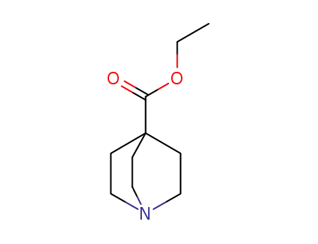 Molecular Structure of 22766-68-3 (1-Azabicyclo[2.2.2]octane-4-carboxylic acid ethyl ester)