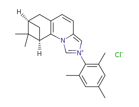 (7R,9R)-2-mesityl-8,8-dimethyl-6,7,8,9-tetrahydro-7,9-methanoimidazo[1,5-a]quinolin-2-ium chloride