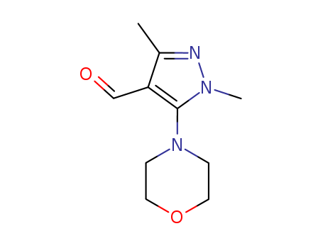 1,3-DIMETHYL-5-MORPHOLINO-1H-PYRAZOLE-4-CARBALDEHYDE