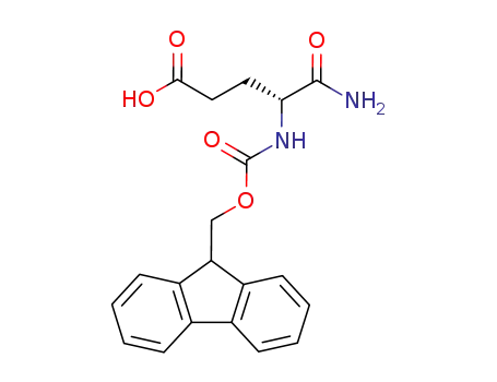 Molecular Structure of 292150-20-0 (FMOC-alpha-glutaMine)