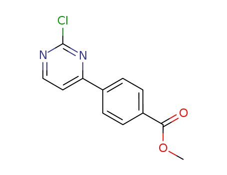 4-(2-chloro-4-pyrimidinyl)benzoic acid methyl ester