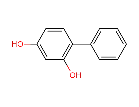 Molecular Structure of 134-52-1 ([1,1'-Biphenyl]-2,4-diol)